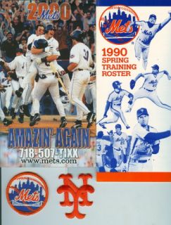 New York Mets 14 Item Collection Tickets Photos Autogr