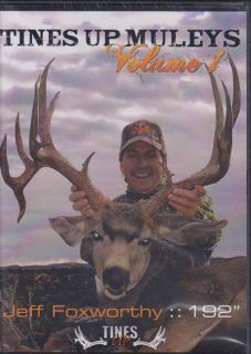 Tines Up Muleys Vol 1 : Jeff Foxworthy Mule Deer Hunting DVD NEW