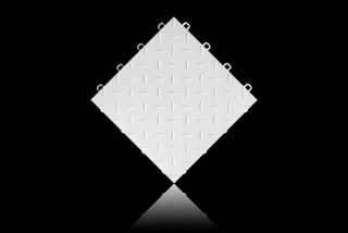  Garage Floor Tiles Diamond Pattern White