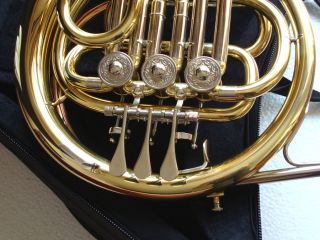 Top Gold BB 3 Key French Horn Cupronickel Tuningpipe Rose Brass