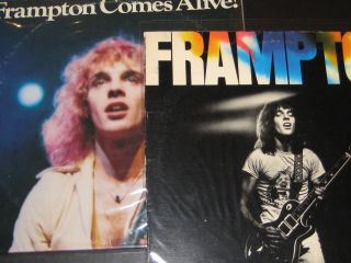 Peter Frampton Two Album Comes Alive Frampton Record Lot