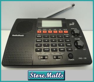 Pro 136 Desktop Radio Scanner Radio Shack 