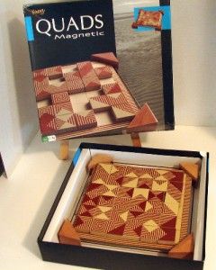 Quads Fundex Magnetic Board Game Museum Quality Excellent Strategy