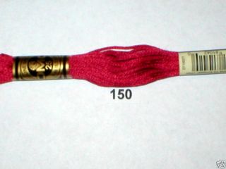 150 DMC Hand Embroidery Floss Thread 100 Cotton