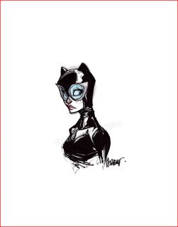 Francisco Herrera Batman Black Cat Sexy Hot Illustration Venom Fine