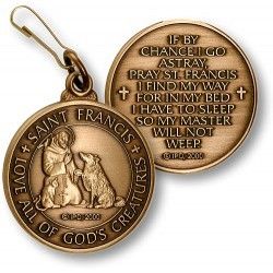 St Francis Pet Tag w Free Engraving or as Pictured