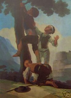  Boys Picking Fruit by Francisco de Goya