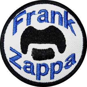 Frank Vincent Zappa Logo Embroidered Patch Freak Out