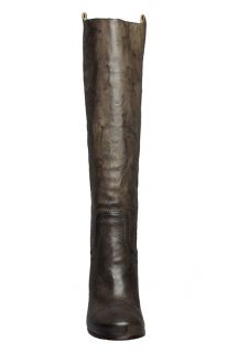 Frye Womens Boots Carson Heel Tab 77668 Charcoal Grey Leather Sz 8 M