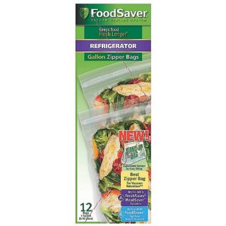 FoodSaver FSFRBZ0316 Freshsaver 1 Gallon Zipper Bags 1