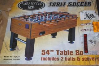DMI Soccer Foosball Table FT250DS 3 Man Goalie Rods