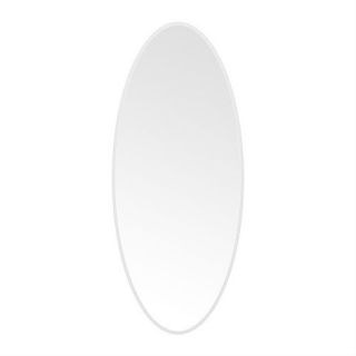  55 1/8  Antique beveled oval full length frameless wall mirror modern
