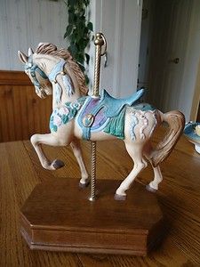Carousel Horse Music Box in Music Boxes