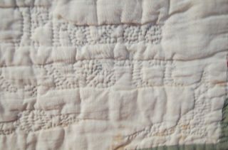 Museum Quality Vintage Feathered Stars Antique Quilt Signed Dated 1877