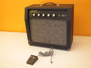  Reverb 12 Tube Guitar Amplifier Amp w Footswitch Vintage Jensen