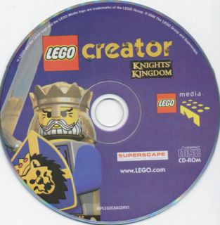 Lego Creator Knights Kingdom Windows PC Game CDROM New 825247058504