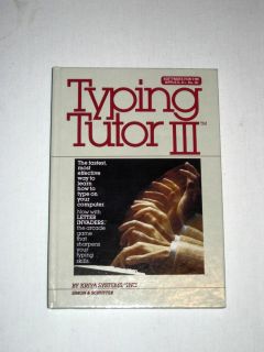 Vintage software for Apple II 1984 Typing Tutor III by Kriya Systems