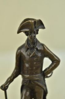 Lord Nelson Frederick II The Great Napoleon Signed Pure Hotcast Bronze