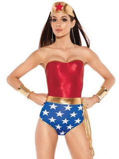 Fredericks of Hollywood Sexy Super Hero Wonder Woman Halloween Costume