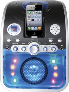 iLive CD G Karaoke System Machine with iPhone iPod Dock IJP382B
