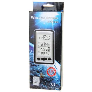 LCD Weather Forecast Display Hygrometer Thermometer Clock Temperature