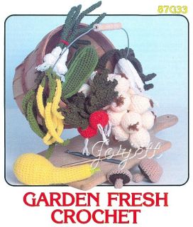Garden Fresh Crochet, Annies crochet patterns OOP new