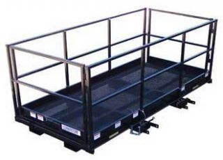  Platform Man Baskets for Telehandler Forklifts 2000 Lb Capacity 4 x 8