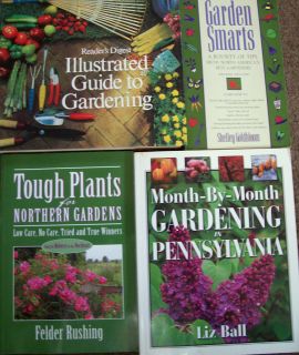 Gardening 4 Book Lot Perennials Northern Gardens Pennsylvania Gardens