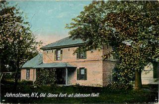  New York NY 1908 Blockhouse Johnson Hall Vintage Postcard
