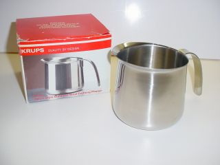 Krups 20 oz Italian Style Stainless Steel Frothing Pitcher