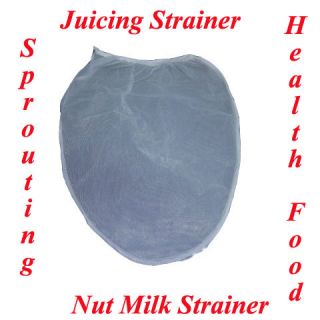 NUT MILK STRAINING BAG Juicing Vegan FRUIT JUICE STRAINER Mesh Sieve