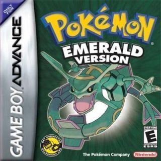 Pokemon Emerald Version Nintendo Game Boy Advance GBA