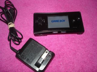 Nintendo Game Boy Micro Black Handheld System with Charger
