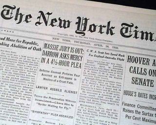 1932 NYC Old Newspaper Harold Hart Crane American Modernist Poetry