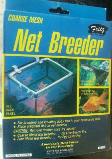 NEW FRITZ FISH NET BREEDER MESH TRAP HATCHERY FRY for guppy platy