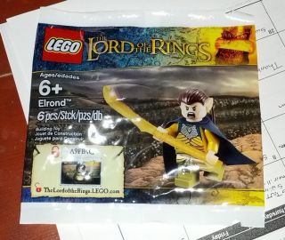 Lego Lord of The Rings Game Stop Elrond Minifigure Exclusive SEALED