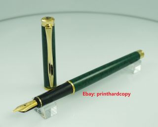 New Pelikan P381 Classic Green Fountain Pen 14k B