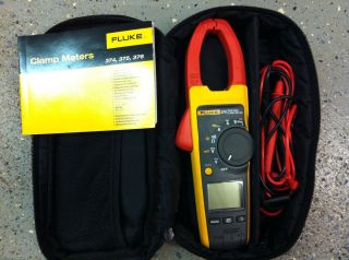 Fluke 375 Clamp Multi Meter Amps Volts Ohms Electrical