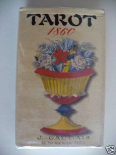 1860 J Gaudais Fournier Reproduction Tarot Deck Cards