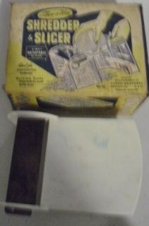 Vintage Slice a Way Shredder Slicer Popeil Brothers Chicago Ill USA in