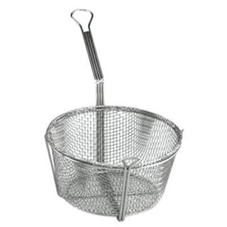 Browne Foodservice Nickel Plated Wire 9 1/2 Round Fry Basket
