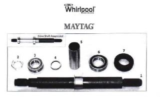 FSP Whirlpool Kenmore Washer Parts Bearing Kit W10435302 OEM fast