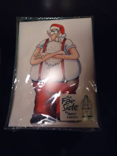 The Far Side by Gary Larson Christmas Cards Santa 1998