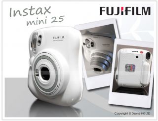 fujifilm instax mini 25 instant film camera white