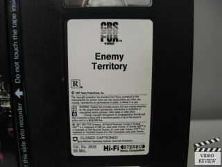 Enemy Territory VHS Ray Parker Jr, Gary Frank, Jan Michael Vincent