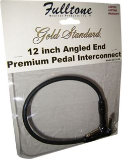 fulltone pedal interconnect angled to angled 12 inch item 475977 076