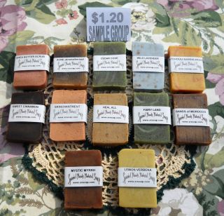  Varieties to Choose from of Natural Handmade Soap $1 20 Group