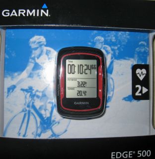 Garmin Edge 500 GPS Heart Monitor Speed Cadence Bundle New Great Price