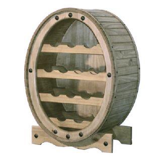 Oval Wine Rack Made from Mexican Solid Pine with Free Delivery