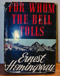 For Whom The Bell Tolls Ernest Hemingway 1940 Blackiston HC DJ 1st Ed